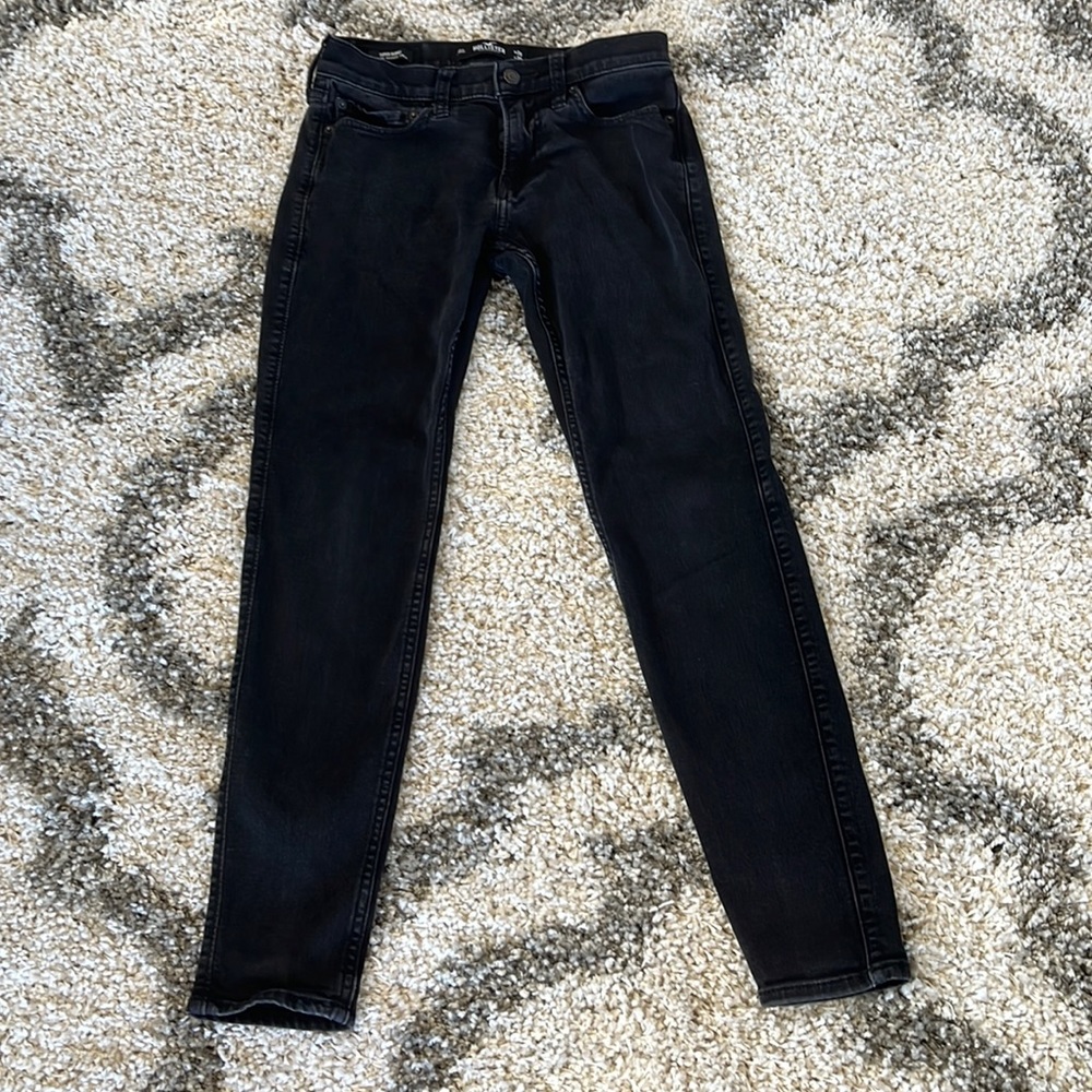 HOLLISTER Super Skinny Advanced Stretch teenager/men jeans. 28x30. Black.